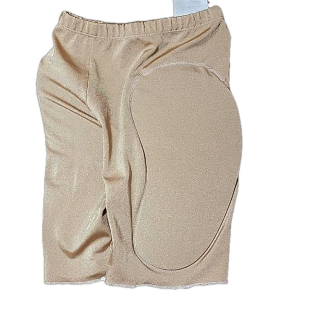 Nude Twizzle hip & tailbone crash pad Shorts for Figure Skaters Size Youth 10